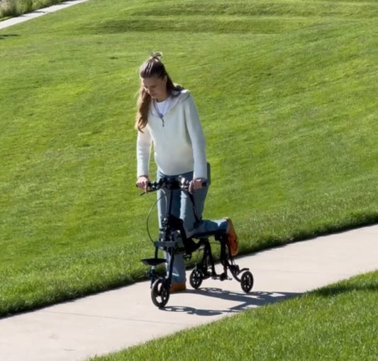 EaziStep hybrid scooter-crutch prototype